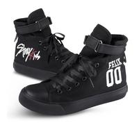 Satdflie Kpop Stray Kids Chaussures en Toile Sneakers Bang Chan Lee Connaissez ChangBin Han I.N Felix HyunJin Seungmin