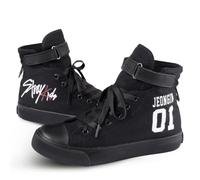 Satdflie Kpop Stray Kids Chaussures en Toile Sneakers Bang Chan Lee Connaissez ChangBin Han I.N Felix HyunJin Seungmin
