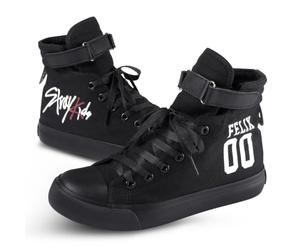 Satdflie Kpop Stray Kids Chaussures en Toile Sneakers Bang Chan Lee Connaissez ChangBin Han I.N Felix HyunJin Seungmin