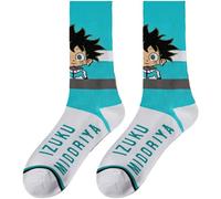 Satdflie My Hero Academia Mid-Calf Chaussettes 1 Paire pour Hommes Adolescents Kaksuki Bakugo Coton Figures Imprimées Chaussettes Anime Fans Cadeaux, Une Taille, Style/2