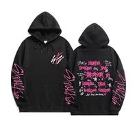 Satdflie Stray Kids Unisex Hoodies imprimé Sweatshirt Manches Longues décontracté Tops à Capuchon Chaleureux et Confortables