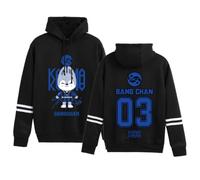 Satdflie StrayKids Sweatshirts Karma Skzoo pour Fans BangChan Changbin Hyunjin Han Felix Seungmin Stay Tops pour Concert