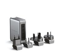 SATECHI 145W Chargeur USB C GaN de Voyage avec 4 Ports USB-C (2X PD 3.1 et 2X PD 3.0), Chargeur Rapide Intelligent et Sûr pour MacBook Air & Pro, iPad, iPhone, Android, PC Portable et Plus