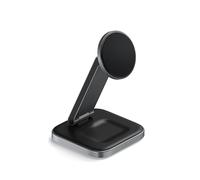 Satechi Support de charge sans fil magnétique Qi2 pour iPhone et AirPods Gris