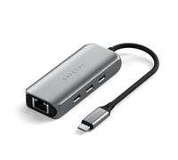 Satechi ST-H3C25EM hub & concentrateur USB Type-C 10000 Mbit/s Gris