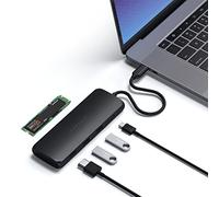 HUB USB-C 4 en 1 AVEC EMPLACEMENT POUR SSD NOIR