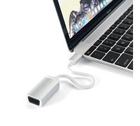 Satechi Adaptateur de Câble USB-C vers VGA, 1080p@60Hz, Argent | Compatible avec MacBook Air/Pro/Neo, PC portables, tablettes, iPad et plus