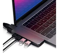 Satechi Hub USB Type-C Pro – Adaptateur avec Ethernet et HDMI 4K – Gris sidéral