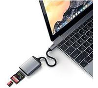 Satechi Aluminum Type-C UHS-II Micro/SD Card Reader space grey