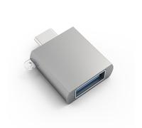 Satechi Adaptateur USB 3.0 Type C vers USB 3.0 Femelle Gris
