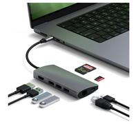 Satechi Aluminum Multi-Port Adapter V2 - Station d'accueil - USB-C - 1GbE
