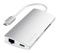 Satechi Aluminum Multi-Port Adapter V2 - Station d'accueil - USB-C / Thunderbolt 3 - 1GbE