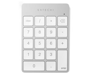 Satechi ALUMINUM RECHARGEABLE BT KEYPAD SILV. GR Numérique Bluetooth Argent