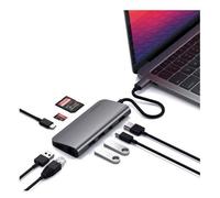 Satechi Aluminum Type-C Multimedia Adapter - Station d'accueil - USB-C - Mini DP - 1GbE