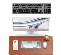 Satechi Bundle Clavier Bluetooth Slim X3 QWERTY US Gris Sidéral avec Pavé Numérique et sous-Main XXL Noir 68 × 31,5 cm
