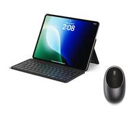 Satechi Bundle Clavier OntheGo Bluetooth avec Support Ajustable USB-C et Souris M1 Bluetooth 4.2 Rechargeable USB-C 1200 DPI (Gris Sidéral)