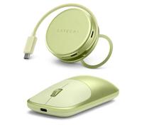 Satechi Bundle Souris sans Fil Slim EX et Hub USB-C OntheGo 5 en 1 (Jaune Agrume) Bundle