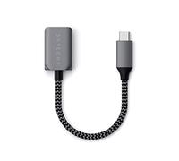 Satechi Câble Adaptateur USB-C à USB-A 3.0, Type C vers Type A Femelle avec Vitesse 5Gbps, Compatible MacBook Pro/Air M1/M2/M3, iPad Pro/Air, iMac M1 - Gris Sideral
