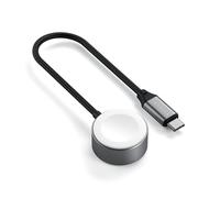 Satechi Chargeur magnétique USB‑C pour Apple Watch – 5W sans fil, câble tressé 19 cm renforcé, MFi