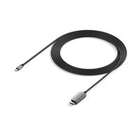 Satechi Câble USB-C vers HDMI 2.1 8K - 8K@60 Hz et 4K@120 Hz, Compatible Thunderbolt 3/4 pour MacBook Air & Pro, iPad, iPhone iPhone 17 16 15 Séries, Chromebook, ThinkPad & Plus (2m)