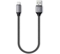 Satechi Câble USB USB 2.0 USB-A mâle, Connecteur Lightning 0.25 m gris, noir ST-TAL10M