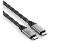 Satechi Câble USB4 V2 Pro Charge Rapide PD 240 W avec Longueur 1,2 m, Données 120 Gbps, USB-C à USB-C, Résolution 8K@60Hz - 4K@120Hz, Thunderbolt 5/4/3 pour MacBook Air & Pro et Plus