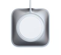 SATECHI Chargeur iPhone sans Fil MagSafe, Base de Charge en Aluminium, Élégant et Compact pour iPhone Séries 17, 16, 15 à 12 avec Recharge Magnétique Intégrée