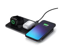 Satechi Chargeur sans fil 3 en 1 – Station MagSafe pour iPhone séries 12 à 17, Apple Watch, AirPods