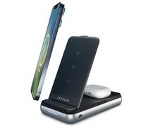 SATECHI Chargeur sans Fil Duo 3 en 1 et Batterie Externe 10000mAh
