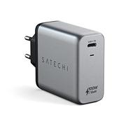 Satechi Chargeur USB‑C 100W GaN – 1 port USB‑C, Rapide, intelligent et sûr – Gris