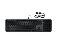Satechi Clavier Filaire Slim LX3, Pavé Numérique, QWERTY US, Noir Sidéral