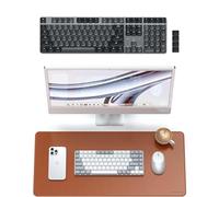 Satechi Clavier Mécanique SM3 Bluetooth et sous-Main XXL Marron - Espace de Travail Premium pour Mac et Windows