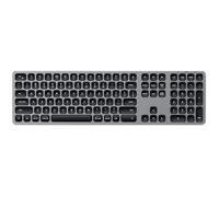 Satechi Clavier sans Fil avec Pavé Numérique, , Clavier Bluetooth en Aluminium, Multi-Appareils, Rechargeable USB-C pour Mac, Windows et Android (Distribution Allemande)