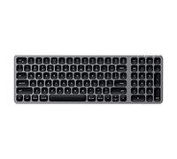 Satechi Clavier sans Fil Bluetooth Rétroéclairé Compact, Bluetooth 5.0 Multi-Appareils, pour Macbook Pro/Air M2/M1, iPad Pro/Air M2/M1, Mac Mini M2, iMac M1 (Disposition Anglais US QWERTY)