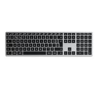 Satechi Clavier sans Fil Slim X3 QWERTY UK avec Pavé Numérique, Argent