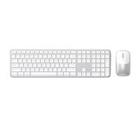 Satechi Combo Clavier et Souris sans Fil Slim CEX3, QWERTY US, Argent