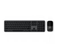 SATECHI Combo Clavier et Souris sans Fil Slim CEX3, QWERTY US, Noir