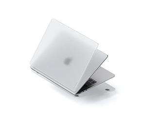 SATECHI Coque Rigide pour MacBook Air 13 Pouces, Eco-Hardshell Ultra-Mince et Légère, Compatible M2 2022, M3 2024, M4 2025, Accès Complet Ports - Transparent