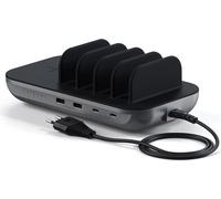 Satechi - Dock5 Multi-Device Charging Station - Station d'accueil USB 5-en-1 Gris foncé