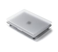 SATECHI Coque Rigide pour MacBook Air 13 Pouces, Eco-Hardshell Ultra-Mince et Légère, Compatible M2 2022, M3 2024, M4 2025, Accès Complet Ports - Transparent