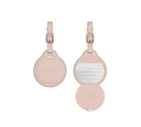 SATECHI FindAll Traceur GPS pour Bagage avec Apple Find My, Recharge Sans Fil, Tracker Valise avec Alerte Sonore Puissante, Traceur Localisateur pour iPhone 17 16 15, iPad, Mac et plus - Rose Désert