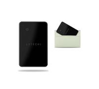 SATECHI FindAll Wallet Tracker, Carte Localisation Portefeuille avec Apple Find My, Recharge sans Fil, Alerte Sonore, Résistante à l’Eau, pour Tous Les iPhone 17 16 15 à 12, iPad, Mac et Plus - Noir