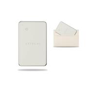 SATECHI FindAll Wallet Tracker, Carte Localisation Portefeuille avec Apple Find My, Recharge sans Fil, Alerte Sonore, Résistante à l’Eau pour Tous Les iPhone 17 16 15 à 12, iPad, Mac et Plus - Beige