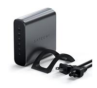 Satechi GaN Chargeur USB C 200 W avec 6 ports - 2 x USB-C PD 3.1 (140 W) et 4 x USB-C PD 3.0, station de voyage à charge rapide compatible avec Apple et la plupart des appareils USB-C Thunderbolt