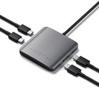 SATECHI Hub USB C, 4 en 1, Adaptateur Multiport avec Charge PD 100W, Ports de Données USB 3.2 à 10Gbps, en Aluminium Résistant pour MacBook, Windows et Appareils USB-C (Pas de Transmission Vidéo)