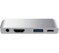 Satechi ST-TCMPHS station d'accueil USB 3.2 Gen 1 (3.1 Gen 1) Type-C Argent