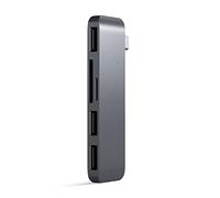 SATECHI Hub USB C 5 en 1 Combo, 3X USB-A 3.0, Argent