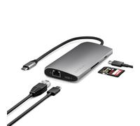 Satechi Satechi Adaptateur multiport USB-C V3 | HDMI 8K avec Ethernet Gris sidéral Gris