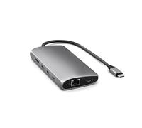 Satechi station d'accueil ST-P8KEM avec fil USB 3.2 Gen 1 (3.1 Gen 1) Type-C Gris