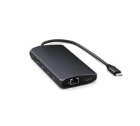 Satechi - Adaptateur multiports V3 - 4 ports USB-C vers Ethernet - Noir